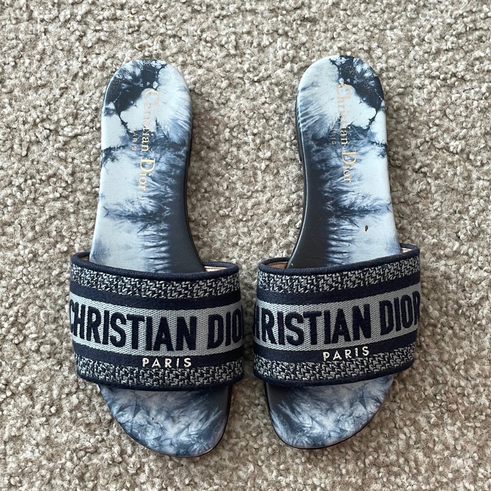 Dior dway slides blue